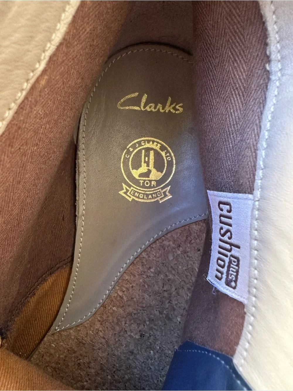 Clarks Original Desert Boots Mens 10 Navy Blue Suede Chukka Lace Up Almond Toe